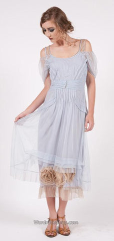 Victorian inspired dress in blue