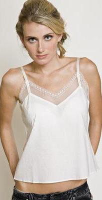 Nataya Vintage Camisole in White