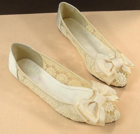 vintage inspired shoes in white