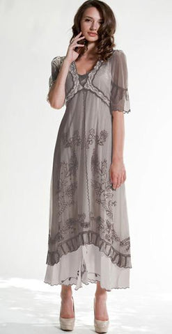 Vintage dress in grey