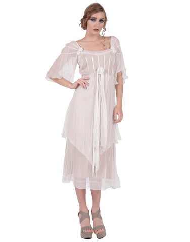 Nataya Othelia dress in white
