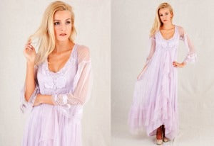 Ophelia Wedding Dress in Lavender by Nataya