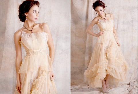 Dahlia Peach Dress