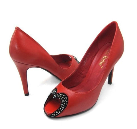 Red Amore Evening Heels