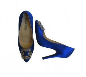 Vintage Inspired Shoes in blue