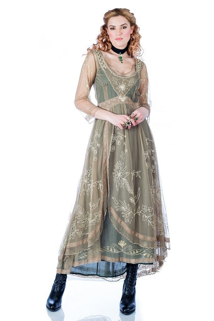 mother of bride vintage style dress