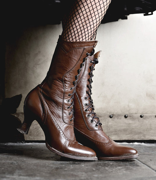 lace up victorian style boots