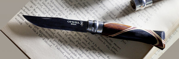 OPINEL- Chaperon No8 Marquetry handle knife