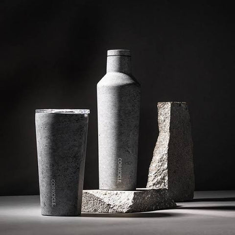 corkcicle concrete canteen insulated bottle