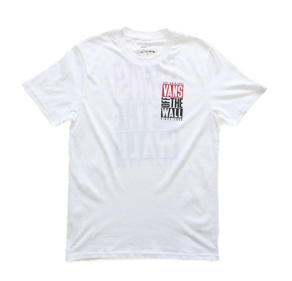 vans white tee