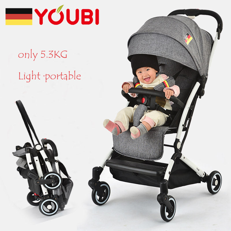 lightweight travel pram