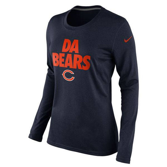 Chicago Bears Womens "Da Bears" Local Long Sleeve Tee