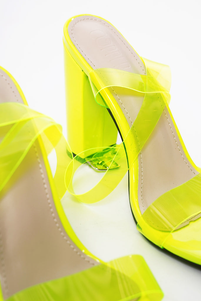 lime block heels