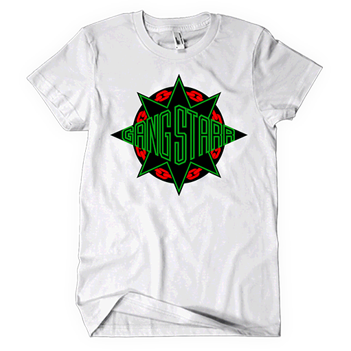 black green and red graphic tee