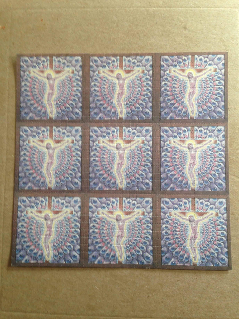 lsd blotter paper jesus