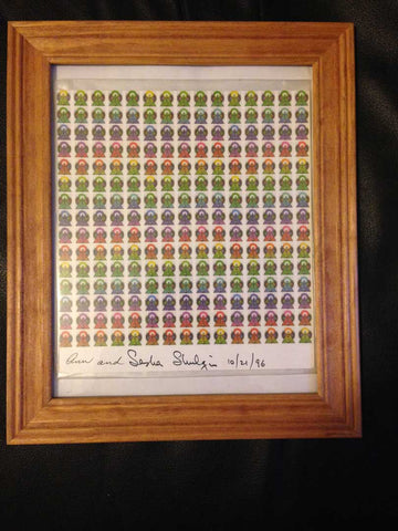 Ann And Sasha Shulgin Signed Blotter Art