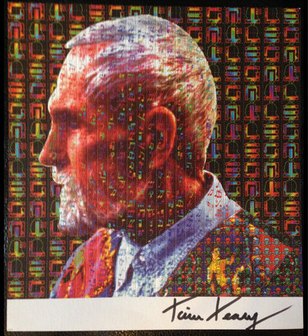 Signed Timothy Leary Profile Blotter Art