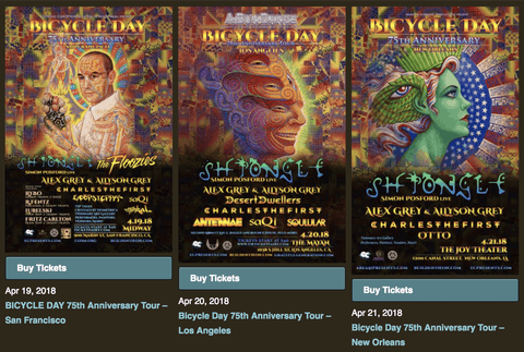 75th Anniversary Bicycle Day Tour