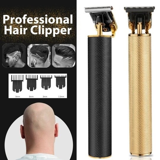 gold cordless zero gapped trimmer hair clipper