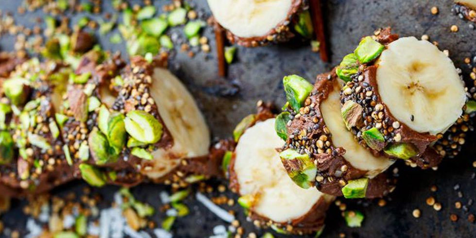 Pistachio Banana Sushi Good Sweets To Eat While On Diet