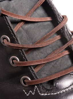 tan leather shoe laces