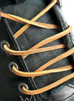 Genuine Italian leather Laces, Round leather Shoes Laces and String