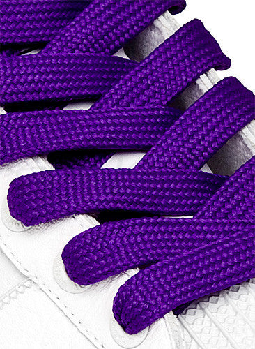 purple shoe laces