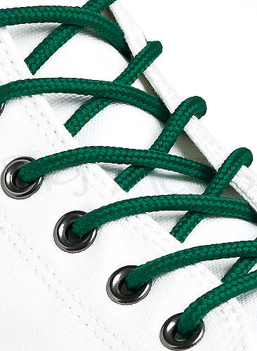 forest green shoelaces