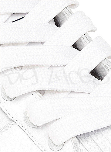 white trainer laces