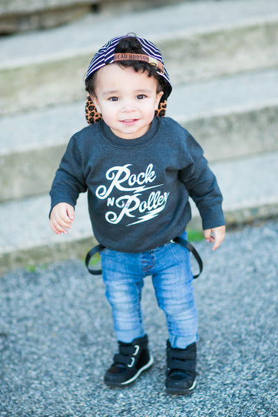 Rock n Roll toddler sweatshirt for boys