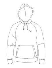 mockup statement hoodie