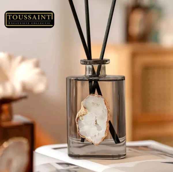 Openbaren naast Familielid Exclusieve geurstokjes bergkristal Grey Fresh – Toussaint Interieur