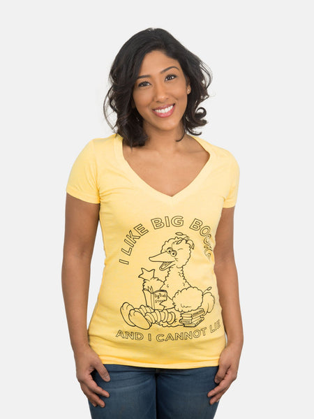 big bird reading shirt