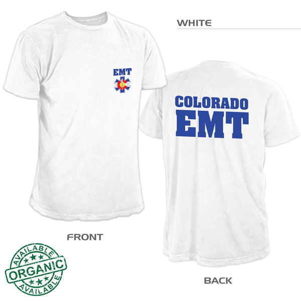 Colorado Flag EMT Colorado EMT TShirt EMT Shirts Fearless State