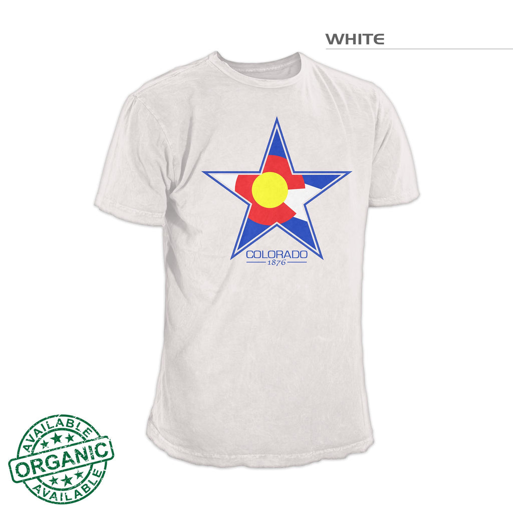 Colorado Flag TShirt Colorado Star Shirt Colorado State Flag Shirt