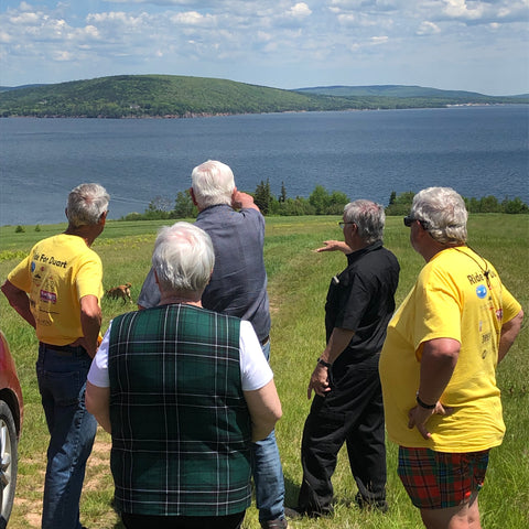 Overlooking the Bras d'or