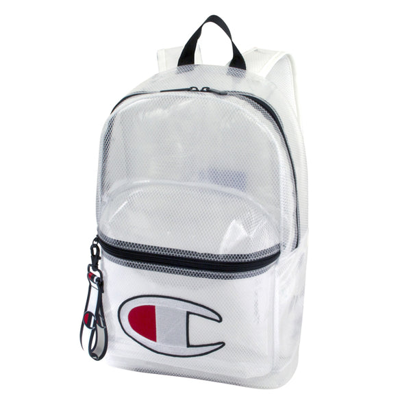 clear champion bookbag