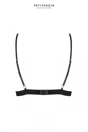 Soutien-gorge triangle dentelle et velours