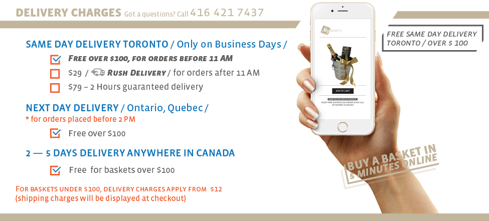 Mississauga Same Day Gift Baskets Delivery