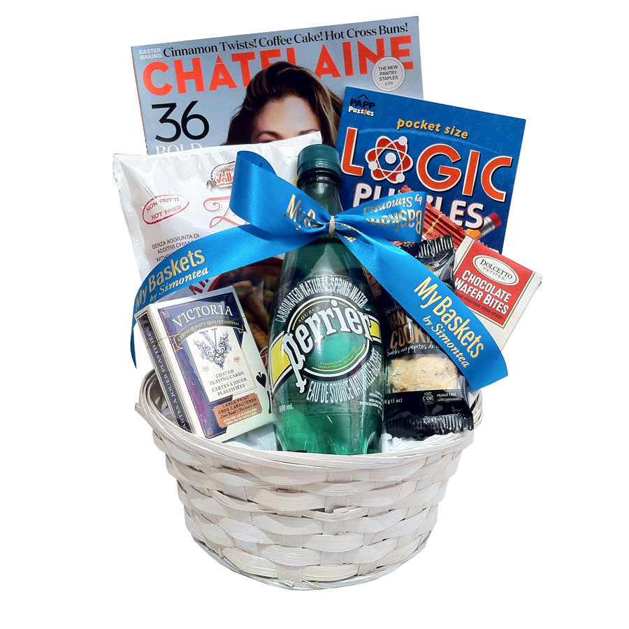 Get Well Soon Gift Basket with Magazine MY BASKETS