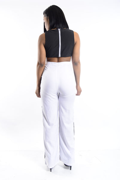 Black/White Jumpsuit