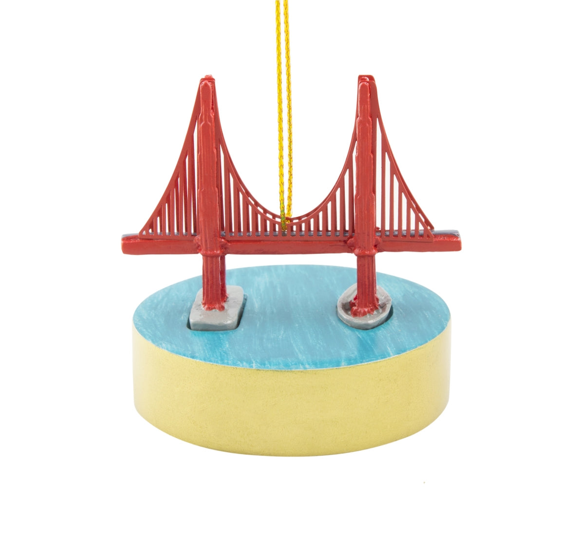 San Francisco Golden Gate Bridge Key Chain Red Metal 3 Inches