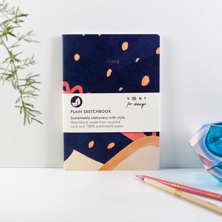 VENT Recycled Ideas Notebook – Blue