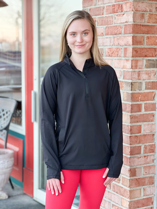 PADDED 1/4 ZIP PULLOVER