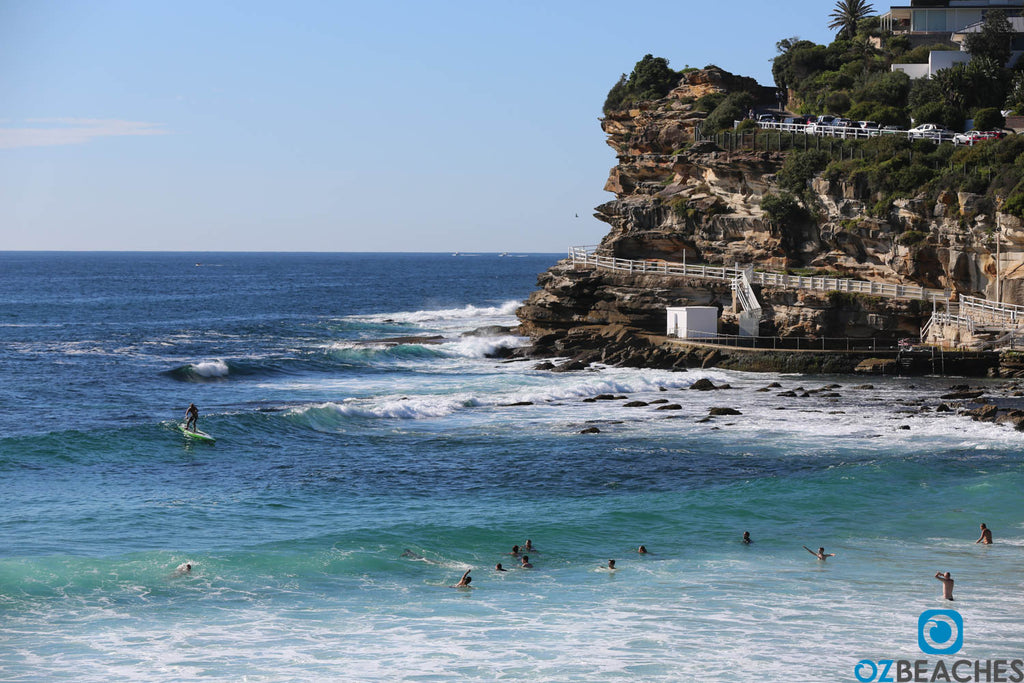 The southern corner of Bronte Beach is protected in southerly winds