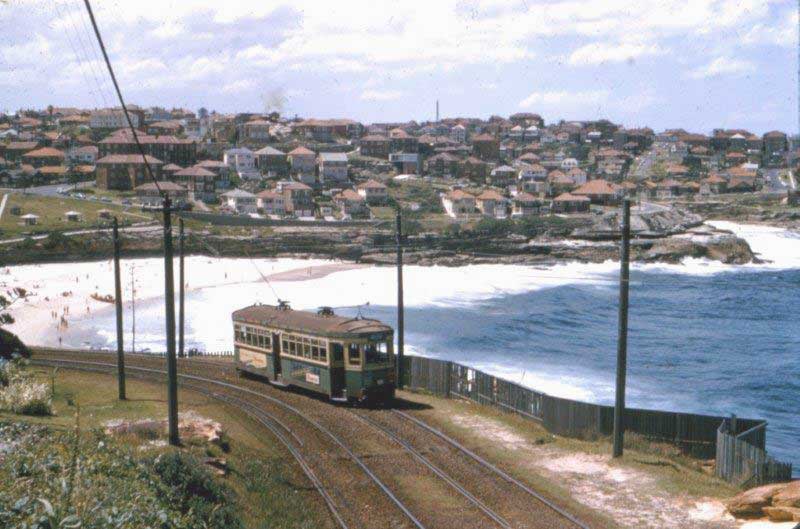Bronte Beach tram circa 1959