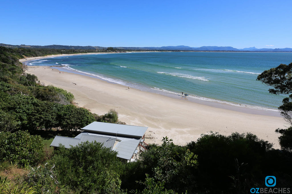 Clarkes Beach Byron Bay view from boardwalk