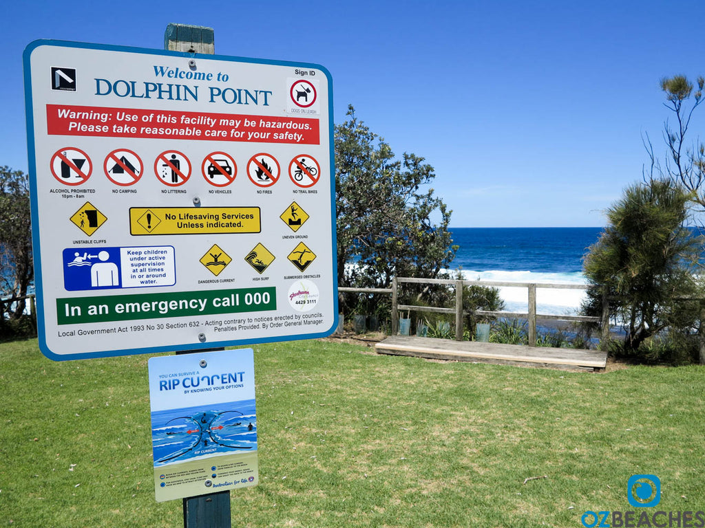 Dolphin Point sign