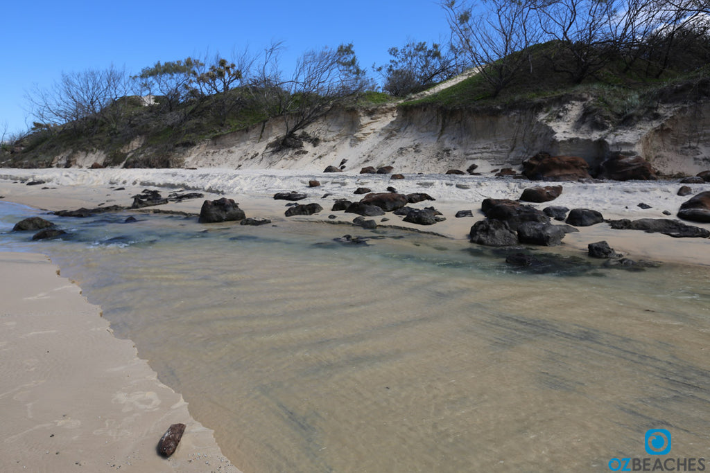 Eli Creek on Fraser Island is popular for families with kids for safe swimming