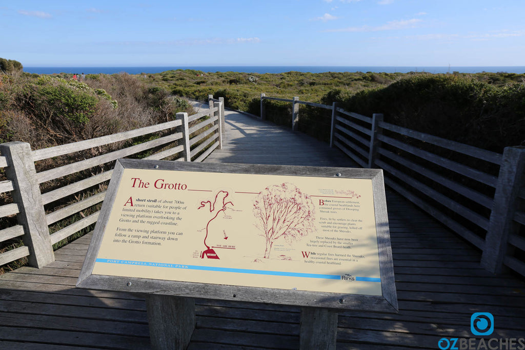 Access boardwalk to The Grotto, Great Ocean Road Victoria